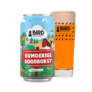 Rumoerige Roodborst - Amber IPA 5.8% | Blik 12x33cl